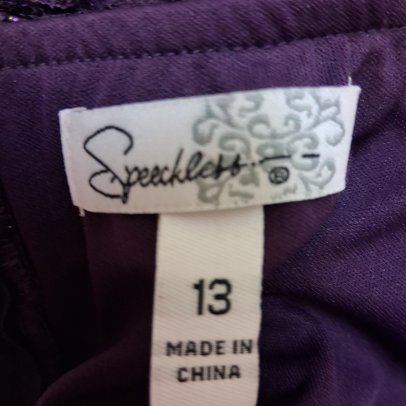 Speechless Dark Purple Strapless Dress Perfect for formal events. - Picture 4 of 17